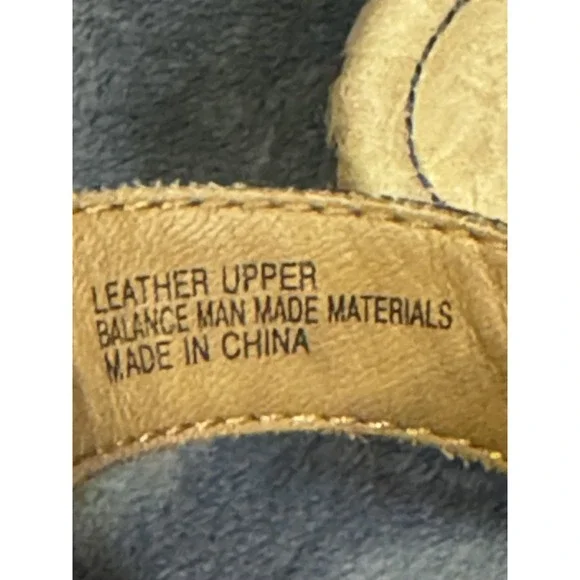 b.o.c Shoes Womens Size 10 Blue Floral Cork Wedge Sandals Comfort Strappy Summer - Picture 11 of 14